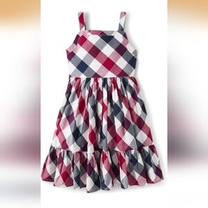 Gymboree Red, White, and Blue Checkered Dress